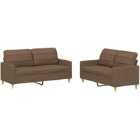 3er Set Wohnzimmer Stoff Jugendsofa Relaxsofa Sofas & Couch Sofa Loungesofa