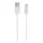 Realpower USB-A auf Apple Lightning 1 m Weiß