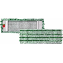RUNNER GREEN Moppbezug, Wischbezug aus Microfaser für die Nass- und Trockenreinigung, Breite: 50 cm, ohne Deckblatt