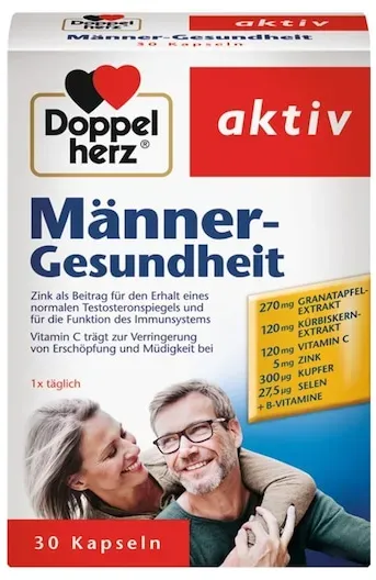 Doppelherz Gesundheit Energie & Leistungsfähigkeit Männer-Gesundheit Kapseln