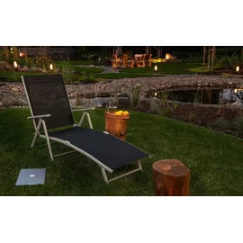 sunnypillow Sonnenliege 150 x 60 x 30 cm Anthrazit