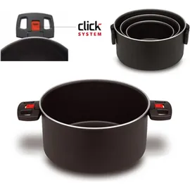 BALLARINI Click & Cook Topf-Set 3-tlg.