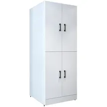 roomart Dora Waschmaschinenschrank 70 x 186 x 74 cm Weiß