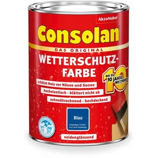 Wetterschutzfarbe Blau 0,75 l