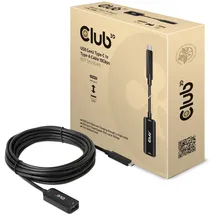 Club 3D USB-C auf USB-A 5 m Schwarz