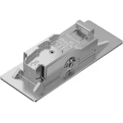 Hettich Möbel-Montageplatte Distanz 10mm 9133534, vernickelt