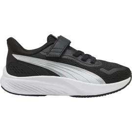 Puma Pounce Lite Ac+ Kids Black/White/Silver 29