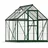 6x6 Alu grün Polycarbonat 0,7 mm/Dach HKP 4 mm 3,4 m2 inkl. Stahlfundament