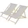 ECD Germany Sonnenliege 117 x 52 x 83 cm Hellgrau