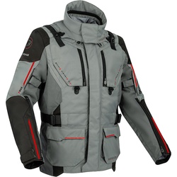 Bering Nordkapp Motorrad Textiljacke, grau, Größe L für Männer