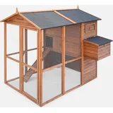 sweeek - Hühnerstall aus Holz für 6 / 8 Hühner - Cotentine