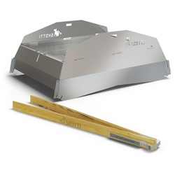 SKOTTI CAP MAX - ERWEITERUNG - Edelstahl - Backofen, Toaster, Windschutz, Spießhalter und und und