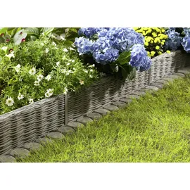 Kann Beet-/ Zaunplatte Weidengeflecht Dunkelbraun
