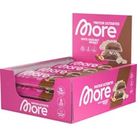 MORE Nutrition More Protein Satisbites White Hazelnut Nougat 12 x 2 x 25 g