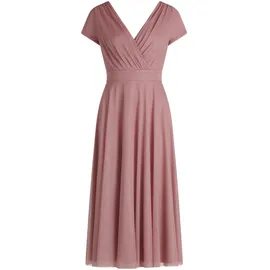 Vera Mont Cocktailkleid Glitzer-Look Rosa/Silber 42
