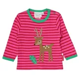 Toby Tiger Langarmshirt mit Rehkitz Applikation in rosa | Gr.: 98