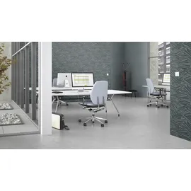 Rasch Textil Vliestapete Uni Sky Lounge 10,05 x 0,53 m 0 g Blau/Grau