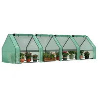 Gewächshaus Tomatenhaus Pflanzenhaus mit Fenster Treibhaus Frühbeet
