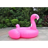 BUSDUGA - Riesiger aufblasbarer FLAMINGO, die Badeinsel die auffällt - 190x190x90cm - DER Hingucker überall auf dem Wasser