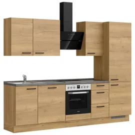Nobilia Küchenzeile Structura II 270 cm braun
