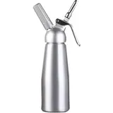 Forehill Professioneller Sahnespender (500 Ml) Mit 3 Edelstahl-tüllen, Aluminiumgehäuse Für Mousses Und Sahne, Gaskartusche