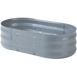 casa.pro Alfedena Pflanzbeet 90 x 50 x 25 cm Anthrazit