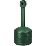 JustRite Aschenbecher Original Smoker's Ceasefire, Standascher aus Kunststoff, 15 Liter, forest green
