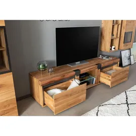 Massivmoebel24 New Amsterdam TV-Board 220x50x48 cm Beige/Holz