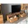 Massivmoebel24 New Amsterdam TV-Board 220x50x48 cm Beige/Holz