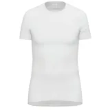 Ammann Herren T-Shirt - Feinripp, Verlängerter Rücken, Baumwolle Weiß M