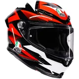 AGV K6 S Braven Schwarz/Rot/Weiß M