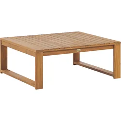 Gartentisch 90 x 75 cm Heller Holzfarbton TIMOR