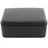 Windrose Uhrenbox Beluga aus Leder Schwarz
