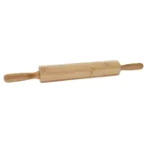 Mendler Teigrolle HWC-B71, Nudelholz Wellholz Ausroller Rollholz Teigwalze Teigausroller Holzroller Holzwalze, Bambus 44x5cm
