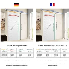Inova Holzschiebetür rechts 102,5 x 220 cm weiß