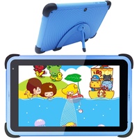 CWOWDEFU 7 Kids-Tablet 7-Zoll-Display Tablet für Kinder von 3 bis 7 Jahren, 32 GB, Android Tablet mit Stylus Stift (blau)