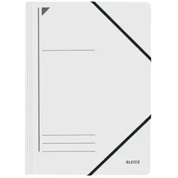 LEITZ Eckspanner, A4, Füllhöhe 300 Blatt, Pendarec-Karton, weiß