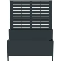 Westmann Dekora 5 Stufenhochbeet mit Rankgitter 60 x 30 cm Anthrazit