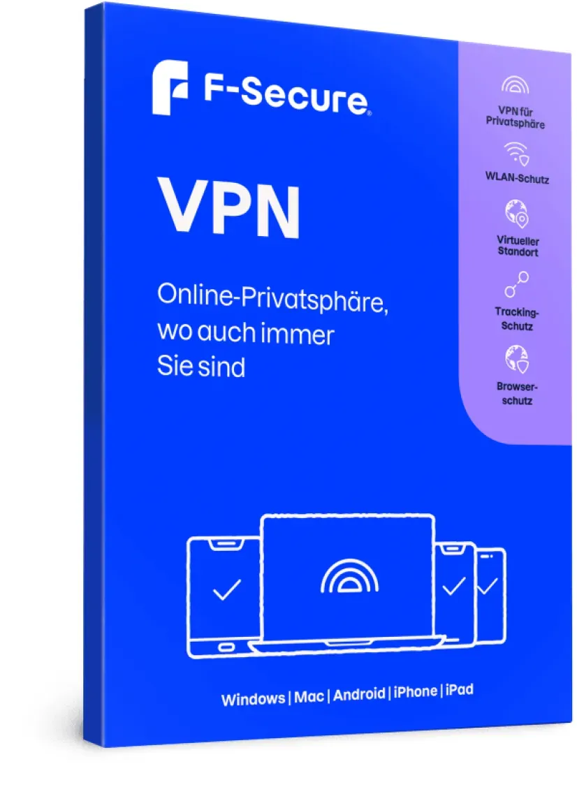 F-Secure VPN (5 Devices - 1 Year) ESD