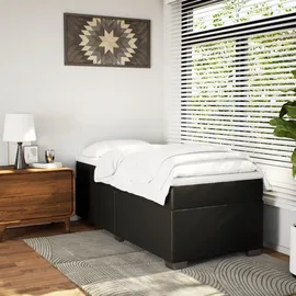 vidaXL Boxspringbett 90 x 200 cm Schwarz