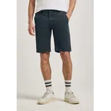 STREET ONE MEN Shorts aus Baumwolle mit Stretchanteil blau 30