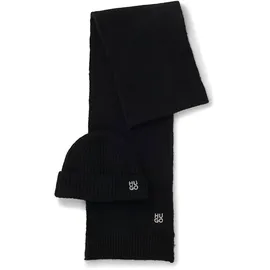 Hugo Sarmi Schal 170 cm Geschenkbox, schwarz