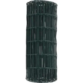 vidaXL Eurozaun Grün 0,4 x 25 m Pvc-beschichtetes Eisen vidaXL