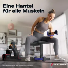 Sportstech Dumbbell AH100 Schwarz