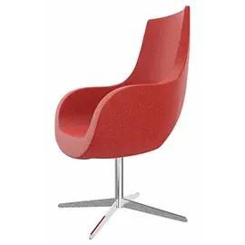 FM Helmets fm Sessel Pirum rot chrom Stoff, 1 St.