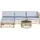 Outsunny Rattan Gartenmöbel-Set 5-tlg. Beige/Grau