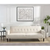 dorel home Schlafsofa 3-Sitzer Polyester Beige