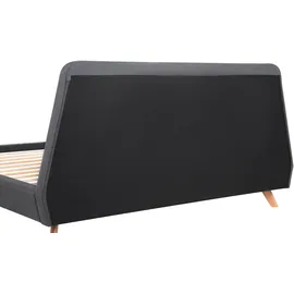 Beliani Polsterbett 180 x 200 cm Grau