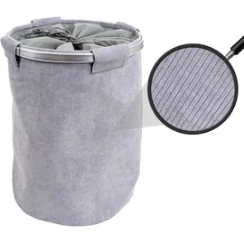 MCW Wäschesammler mit Netz, 65l grau