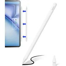 Baseus Stylus Pencil für iPad Pro 12,9'' (3-6 Gen.)/11'' (1-4 Gen.)/iPad Air 4 5/Mini 6 Weiß